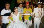 José Antonio, Américo Calheiros e Lucílio Barbosa no desfile histórico do Chuva de Prata