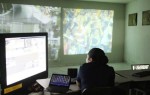 Na sala de monitoramento, montada sob o palco da praça Generoso Ponce, uma equipe acompanhou toda a movimentação