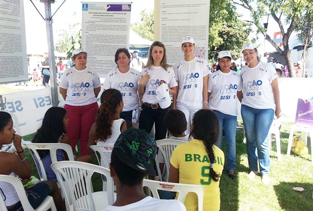 Durante o dia os stands de Ladário atenderam em torno de mil pessoas (Foto: Divulgação)