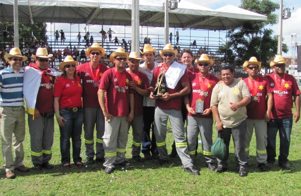 Equipe campeão da Enersul