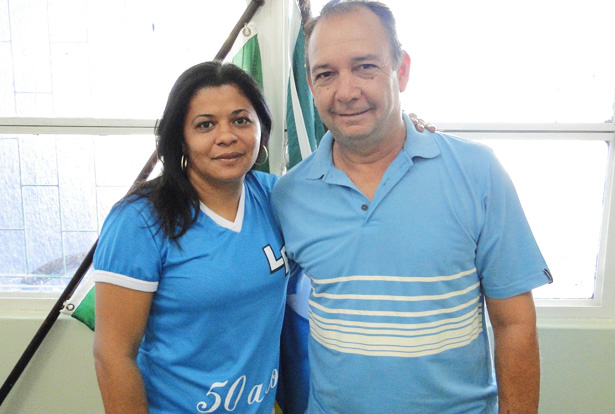 Professora Elizabeth da Silva (Betinha) e professor Antônio Torres Souza (Torres)